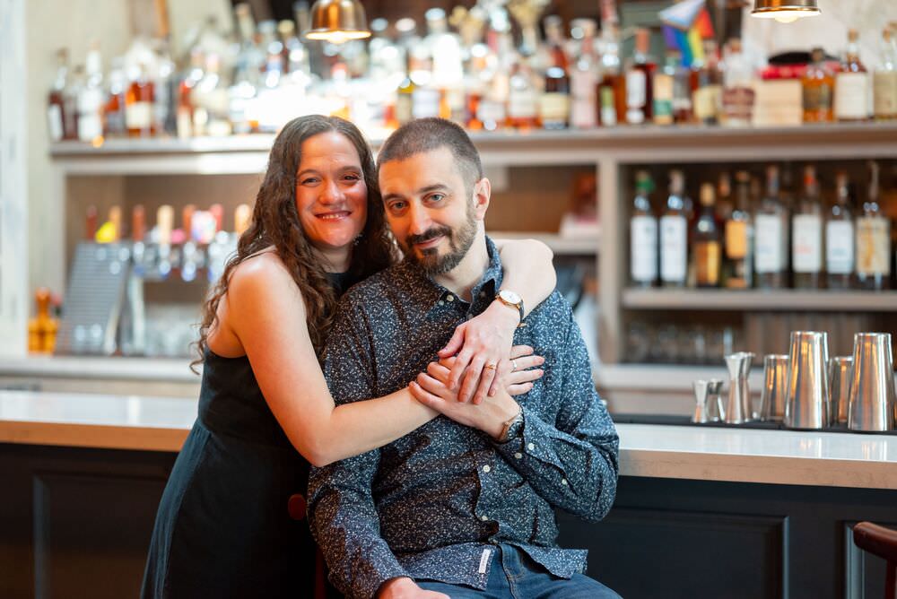 Photo from the engagement photo shoot