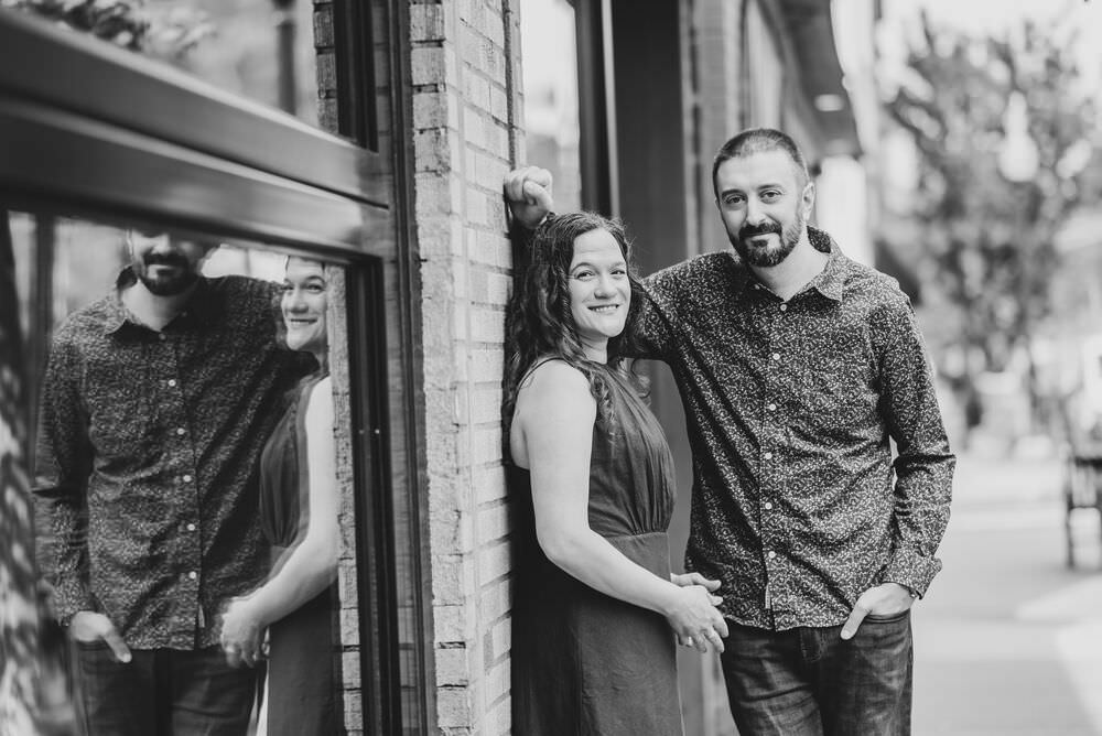 Photo from the engagement photo shoot