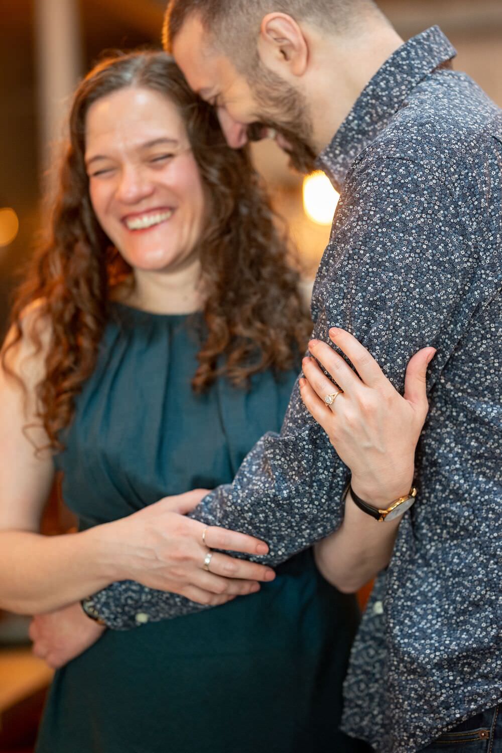 Photo from the engagement photo shoot