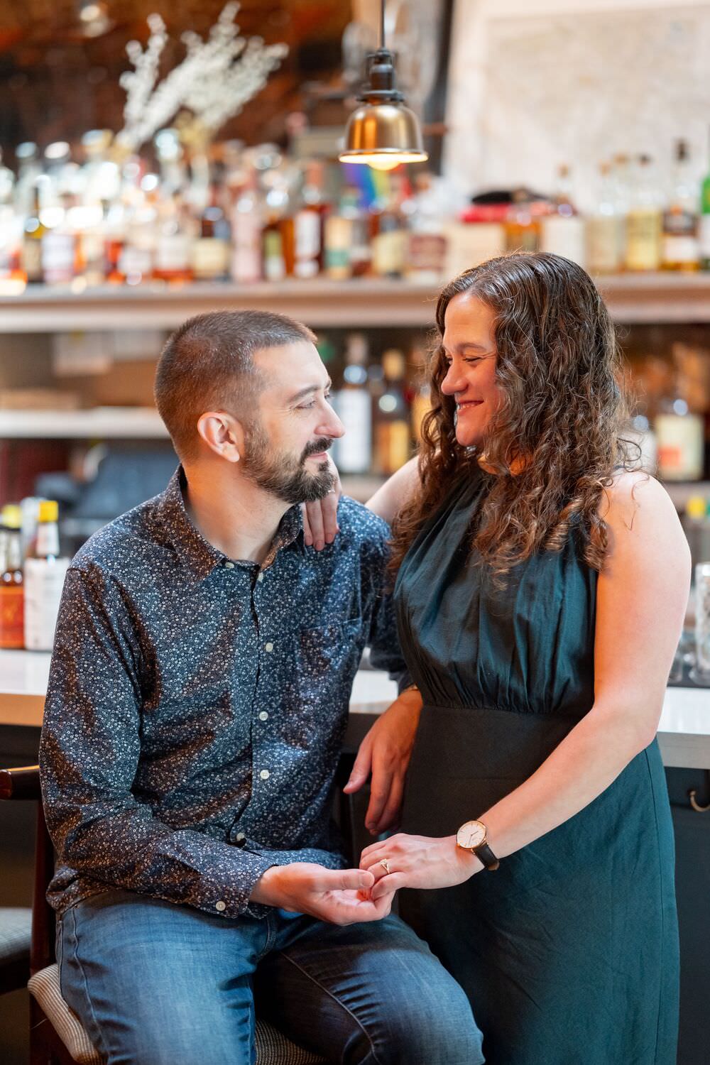 Photo from the engagement photo shoot