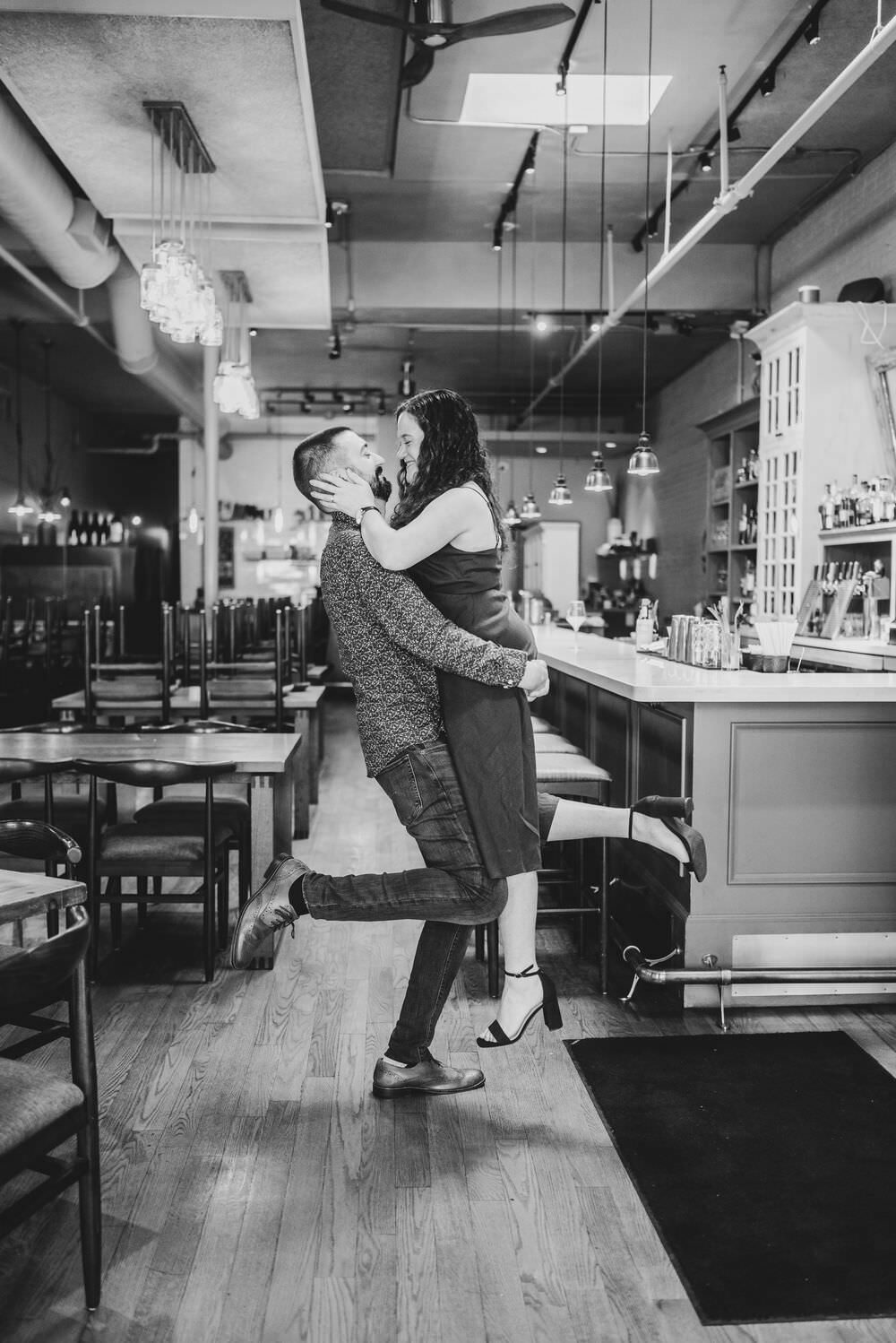 Photo from the engagement photo shoot