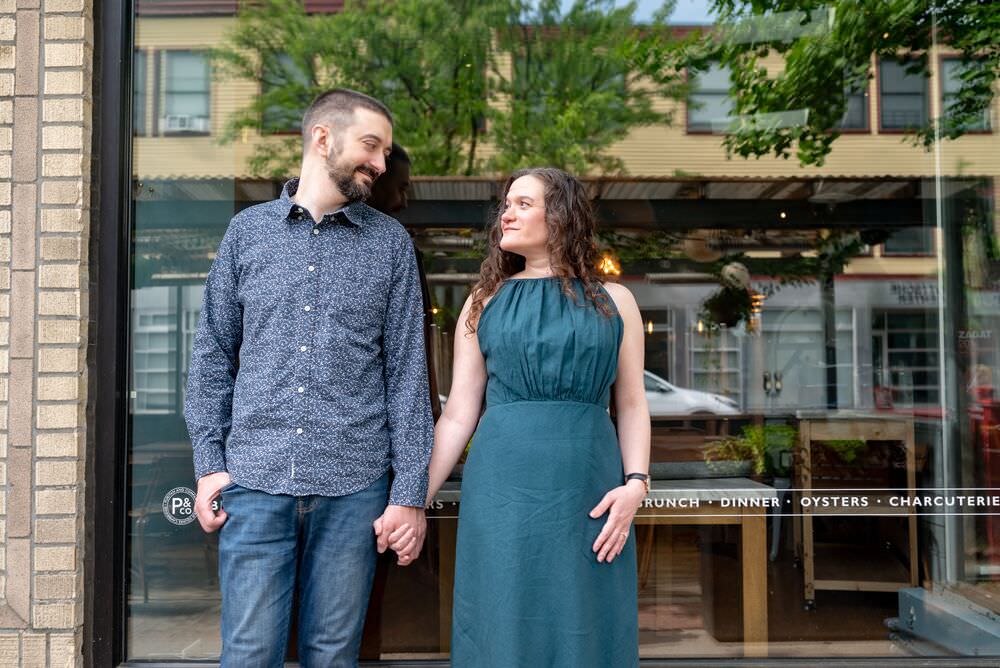 Photo from the engagement photo shoot