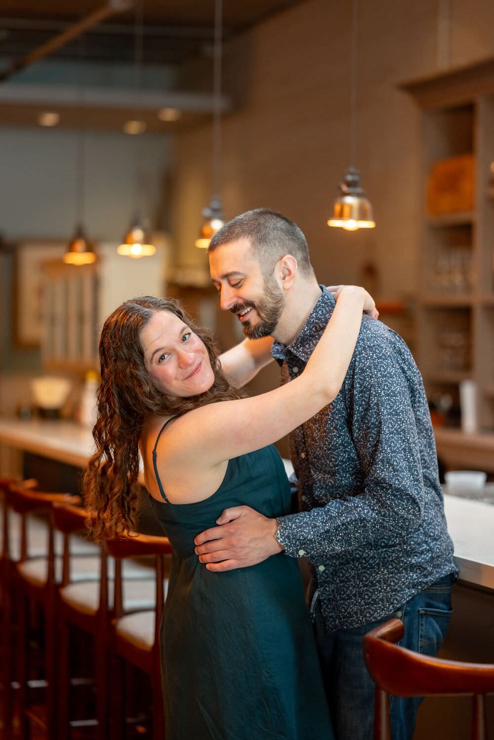 Photo from the engagement photo shoot