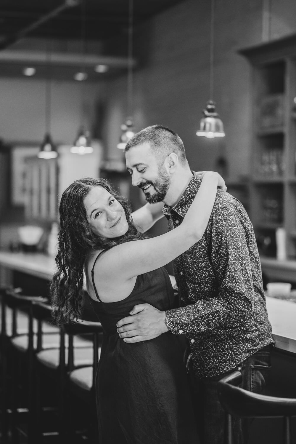 Photo from the engagement photo shoot