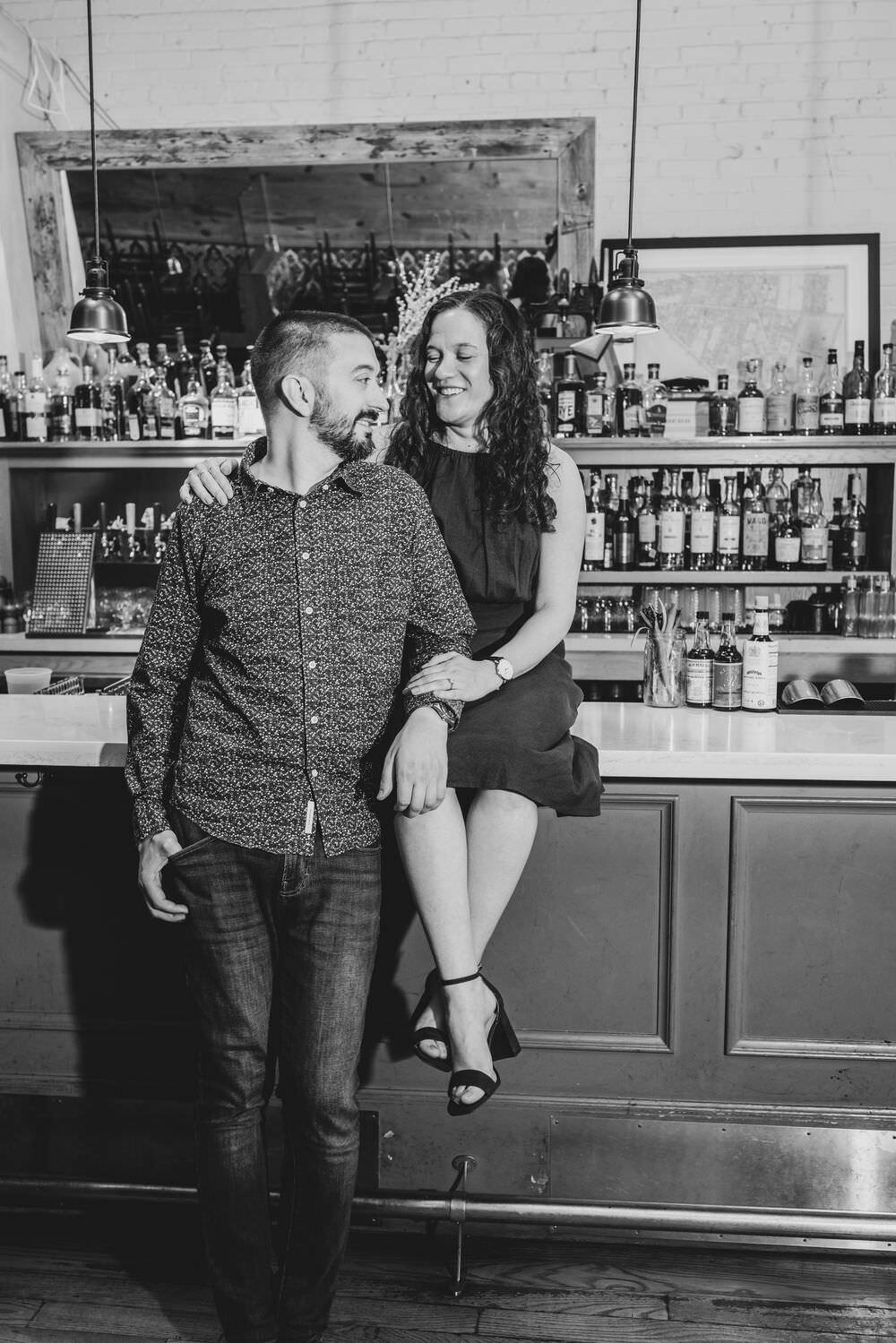 Photo from the engagement photo shoot